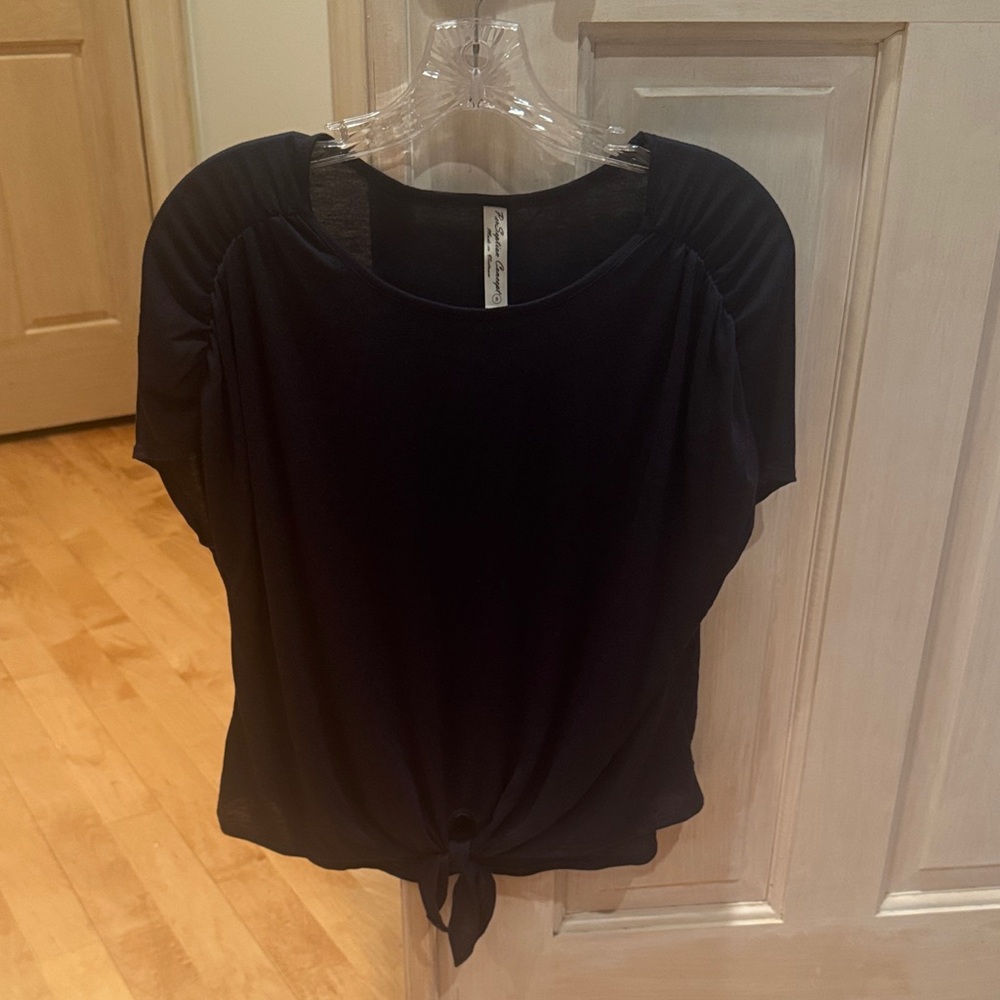 Elegant Navy Women's Top